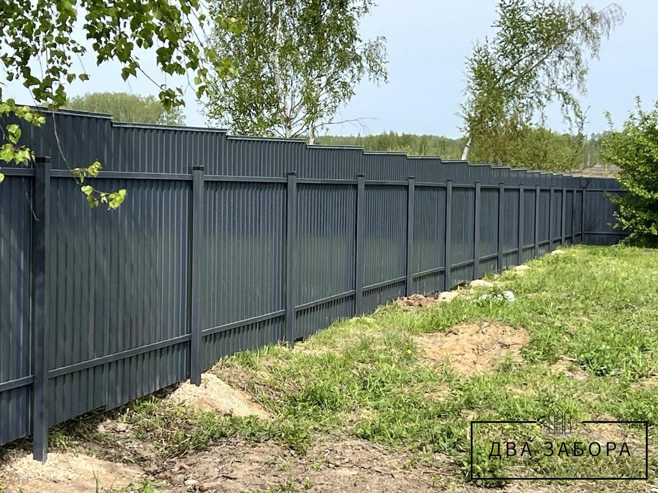 Профнастил серый